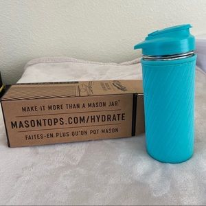 Masontops Glass Water Bottle New in Box